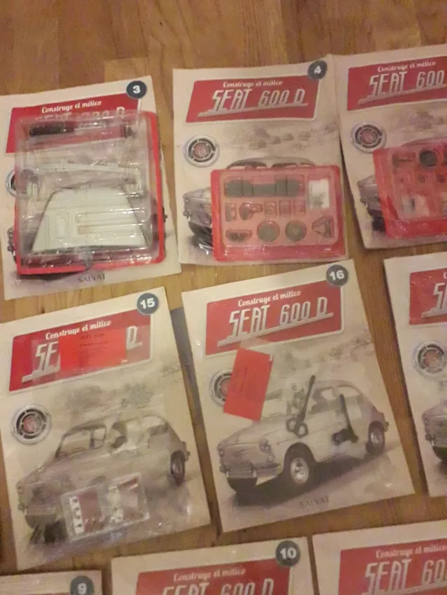 Piezas Seat 600 D Colección Salvat