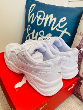 Zapatillas Puma Cilia Blancas Talla 40