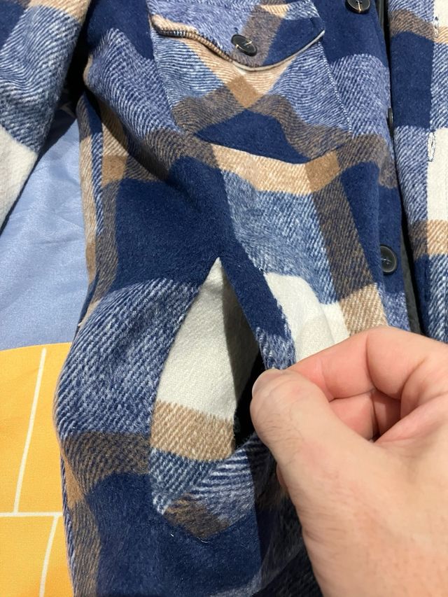 Sobrecamisa de invierno a cuadros