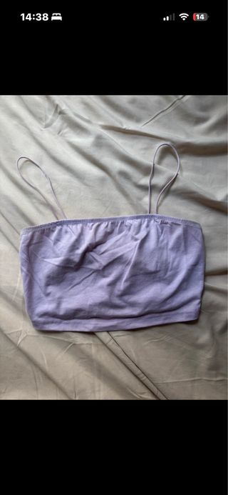 Top tirantes SHEIN morado Talla XS