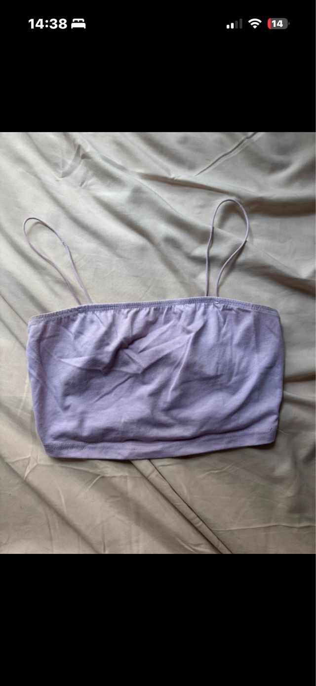 Top tirantes SHEIN morado Talla XS