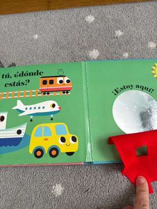 ¿Dónde está el coche?: Solapas de tela y un espejo