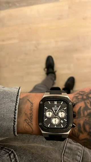 Reloj NAVIFORCE Negro y Plateado