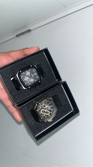 Reloj NAVIFORCE Negro y Plateado