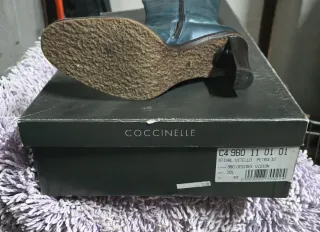 Stivali Coccinelle Tg 40 Blu/Teal