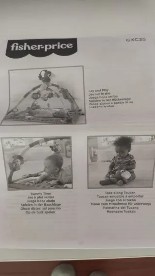 Manta actividades musical para bebé Fisher Price