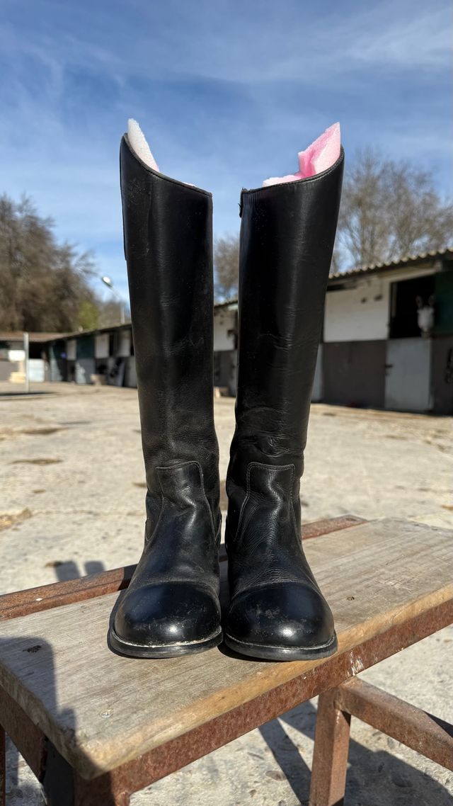 Stivali da equitazione HKM in pelle Taglia 36