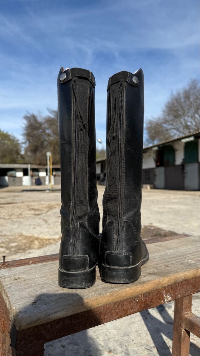 Stivali da equitazione HKM in pelle Taglia 36