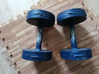 Mancuernas 12.75 kg precio por unidad.