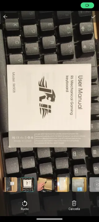 Tastiera Gaming Rii Meccanica gaming - NUOVA