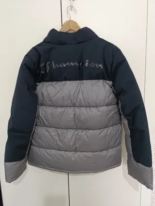 Cazadora Champion XL Negra y Gris