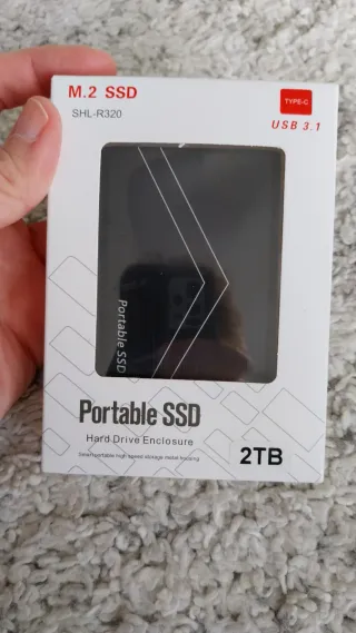 SSD Portátil M.2 2TB USB 3.1