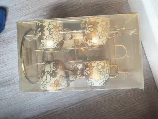 Set Tazzine Caffè con Portacucchiaino