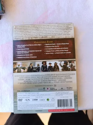 Lote 3 Películas Piratas del Caribe DVD