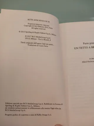 Sette anni senza di te