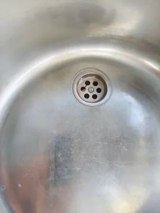 Fregadero redondo inox 50cm