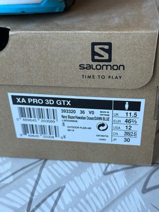 Zapatillas Salomon XA PRO 3D Talla 46 2/3
