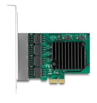Tarjeta Red Gigabit PCI-E x1 4 Puertos