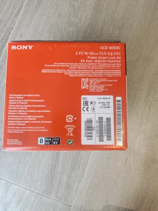 Sony Alpha 6000 Cámara Mirrorless Negra