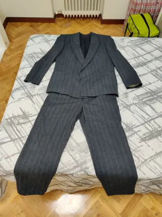 Traje de caballero gris XL