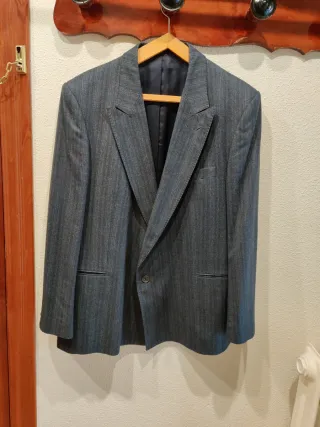 Traje de caballero gris XL