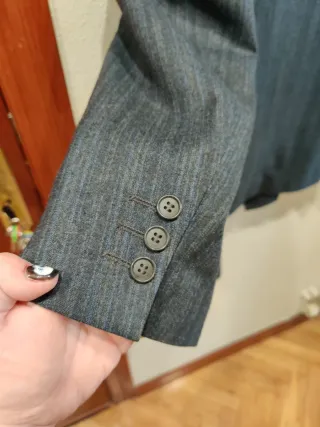 Traje de caballero gris XL