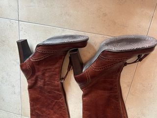 Botas Wonders de piel marrones