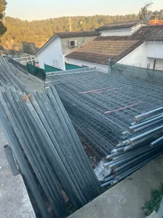 Vallas de obra metálicas