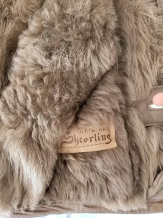 Montone Shearling Uomo Beige/Marrone