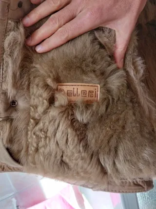 Montone Shearling Uomo Beige/Marrone