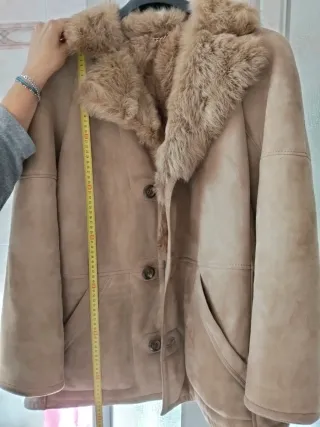 Montone Shearling Uomo Beige/Marrone