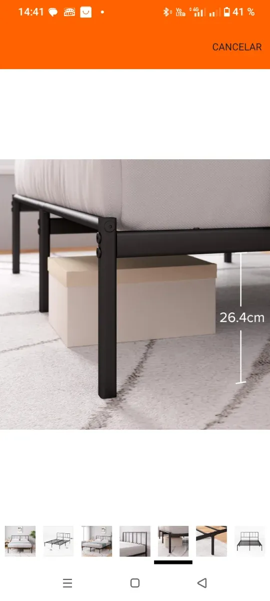 Letto in ferro 135x190