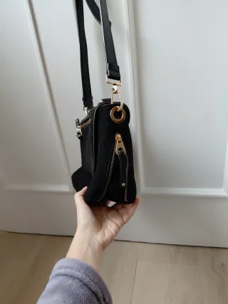 Bolso Parfois antelina negro