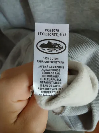 Sudadera Corteiz Talla M Gris