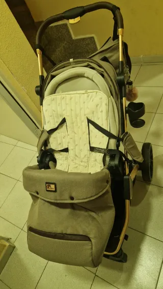 Carro Silla y Cuco Bebé