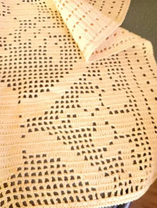 Copertina neonato uncinetto fatta a mano