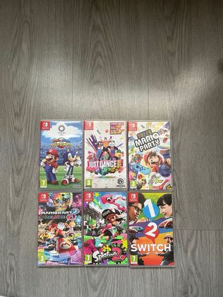 Nintendo Switch Azul/Rojo + Accesorios