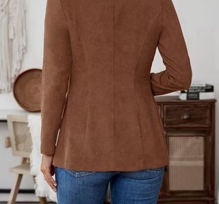 Americana marrón pana talla 46