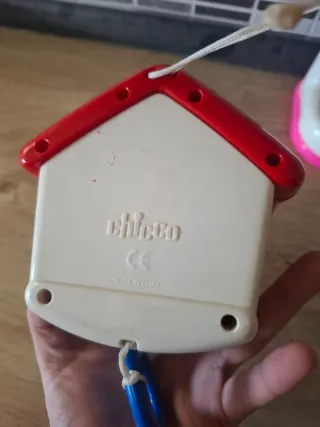 Carillon vintage orsetto casa fiori funzionante