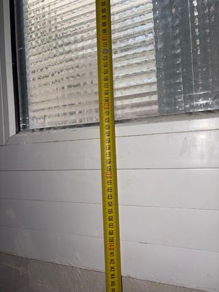 Ventana blanca de 3 hojas de PVC