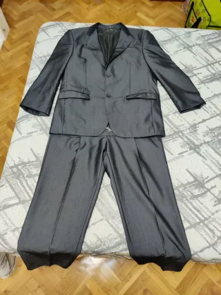 Traje completo de caballero gris 46
