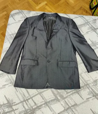 Traje completo de caballero gris 46