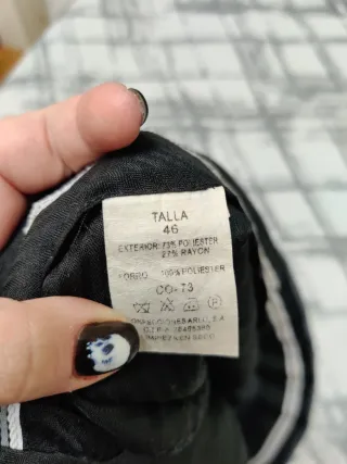 Traje completo de caballero gris 46