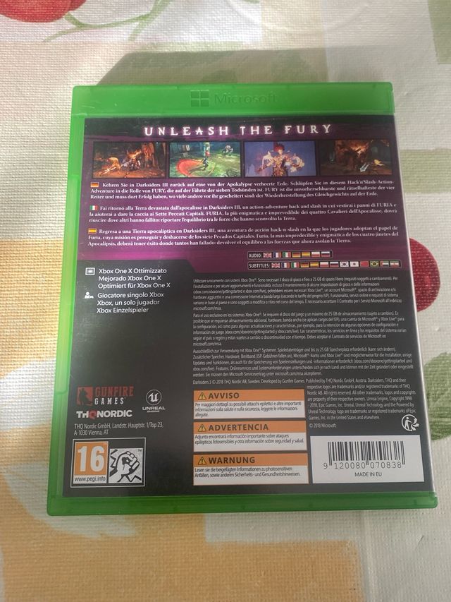 Darksiders III per Xbox One
