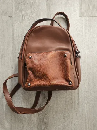 Bolso Mochila Marrón