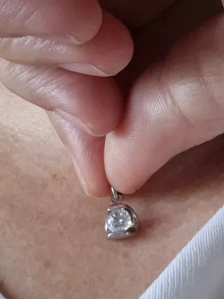 Conjunto Luxenter Colgante y Pendientes Plata