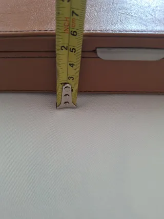 Magnífico joyero piel y terciopelo