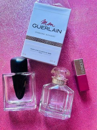 bottiglie da collezione + Rossetto Clinique