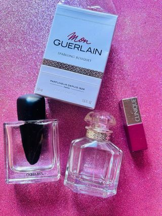 bottiglie da collezione + Rossetto Clinique