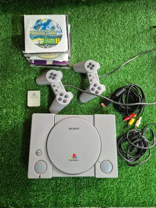 Playstation 1 Sony Grigia con 2 joystick